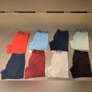 Men’s Lululemon set of 8 Boxer Briefs size Large